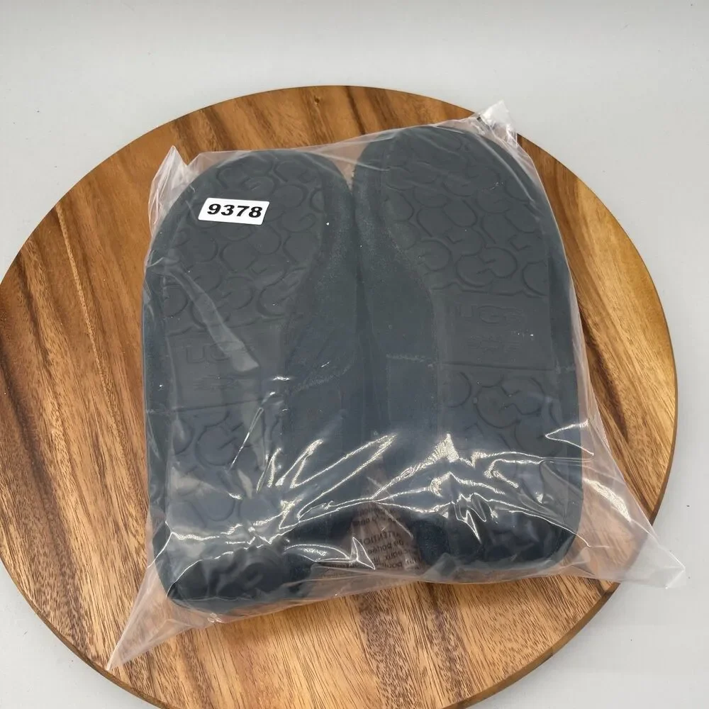 UGG Ascot Moccasin Slippers Mens Size 12 Black Suede Casual Comfort Shoes - Picture 9 of 9